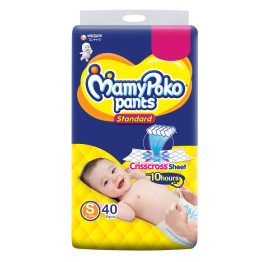 MamyPoko Pants Standard Pant Style Diapers Small - 40 Pieces